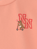 Nautinati Unisex Cotton T-shirt |Sticker Printed| Age 2 - 10 Years