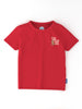 Nautinati Unisex Cotton T-shirt |Sticker Printed| Age 2 - 10 Years