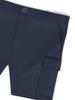 Nautinati Boys' Cotton Graphic Printed Shirt and Cargo Shorts with Patch Pockets