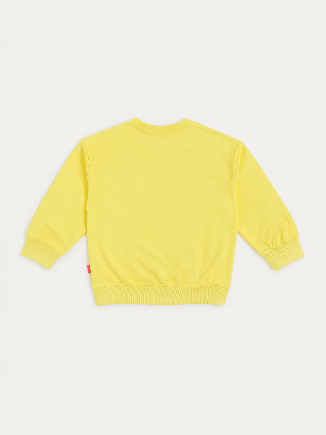 Nautinati Yellow Minnie Mouse Print Sweatshirt Set for Girls