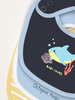 Nautinati Infants' Cotton Pack of 3 Ocean Print Bib