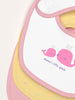 Nautinati Infants' Cotton Pack of 3 Ocean Print Bib