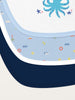 Nautinati Infants' Cotton Pack of 3 Ocean Print Bib