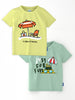 Nautinati Boys' Pack of 2 Cotton Beach Graphic Printed T-shirts