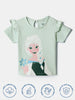 Nautinati Girls' Cotton Printed Top | Elsa Print | Age 0 - 2 Years