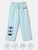 Nautinati Girls' Lightweight Terry Cotton Bottomwear | Lilo Print | Age 2 - 10 Years