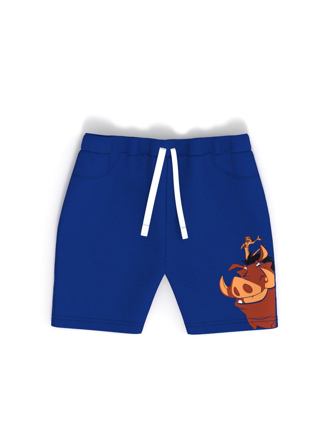 Nautinati Boys' Cotton Lion King Print T-shirt and Shorts