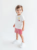 Nautinati Boys' Cotton Graphic Print T-shirt and Striped Shorts Set