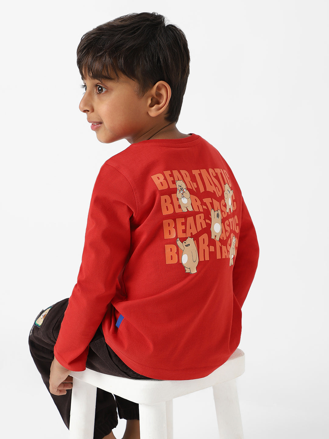 Nautinati Boys' Cotton T-shirt With Badge Detailing