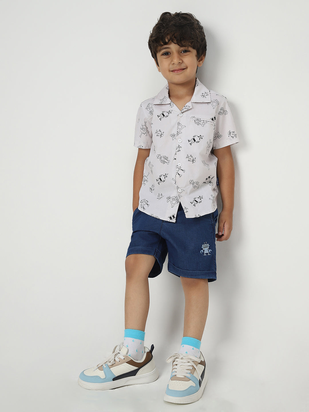 Robot Printed Boys Set