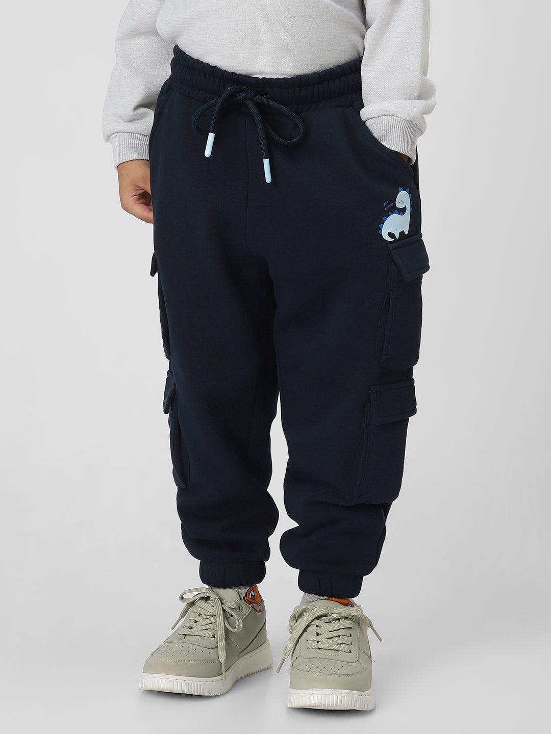 Nautinati Boys' Solid Utility Joggers