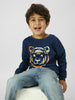 Boys Graphic Printed Round Neck Pullover Sweatshirt