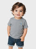 Nautinati Boys' Cotton T-shirt|Mickey Mouse Typography Print | Age 0 - 2 Years