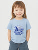Nautinati Girls' Cotton Frozen Graphic Printed T-shirt