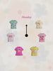 Nautinati Girls' 100% Cotton Varsity Graphic Printed Peplum Top