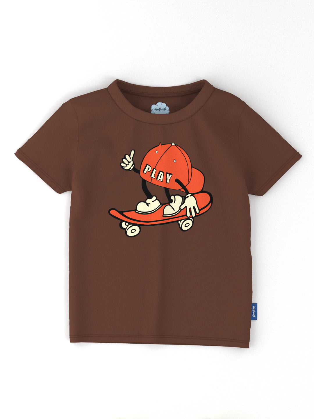Nautinati Boys' Cotton Printed T-shirt | Age 2 - 10 Years | Pack of 2