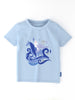 Nautinati Girls' Cotton Frozen Graphic Printed T-shirt