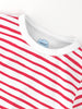 Nautinati Girls' Pack of 2 Cotton Graphic Printed and Striped T-shirts