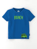 Nautinati Boys' Pack of 2 Cotton Beach Graphic Printed T-shirts