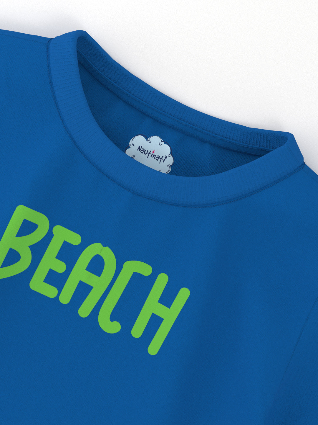 Nautinati Boys' Pack of 2 Cotton Beach Graphic Printed T-shirts