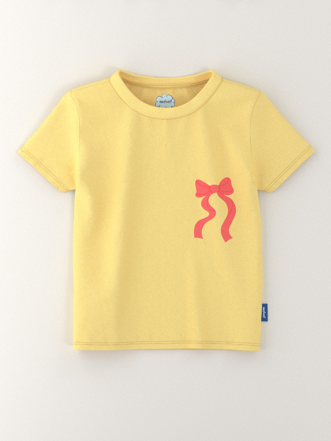 Nautinati Girls' Pack of 2 Cotton Candy Graphic Printed T-shirts