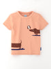 Nautinati Boys' Pack of 2 Cotton Beach Graphic Printed T-shirts