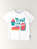 Nautinati Girls' Pack of 2 Cotton Candy Graphic Printed T-shirts