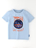 Nautinati Boys' Cotton Graphic Chest Print T-shirt