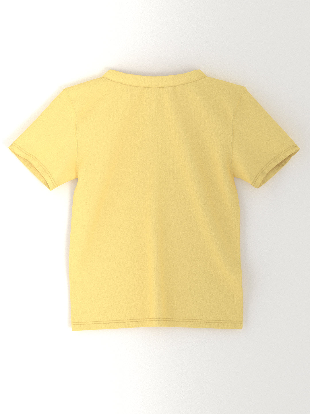 Nautinati Boys' Pack of 2 Cotton Beach Print Rib Collar T-shirts