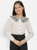 Natilene Girls Embroidered Crepe Top