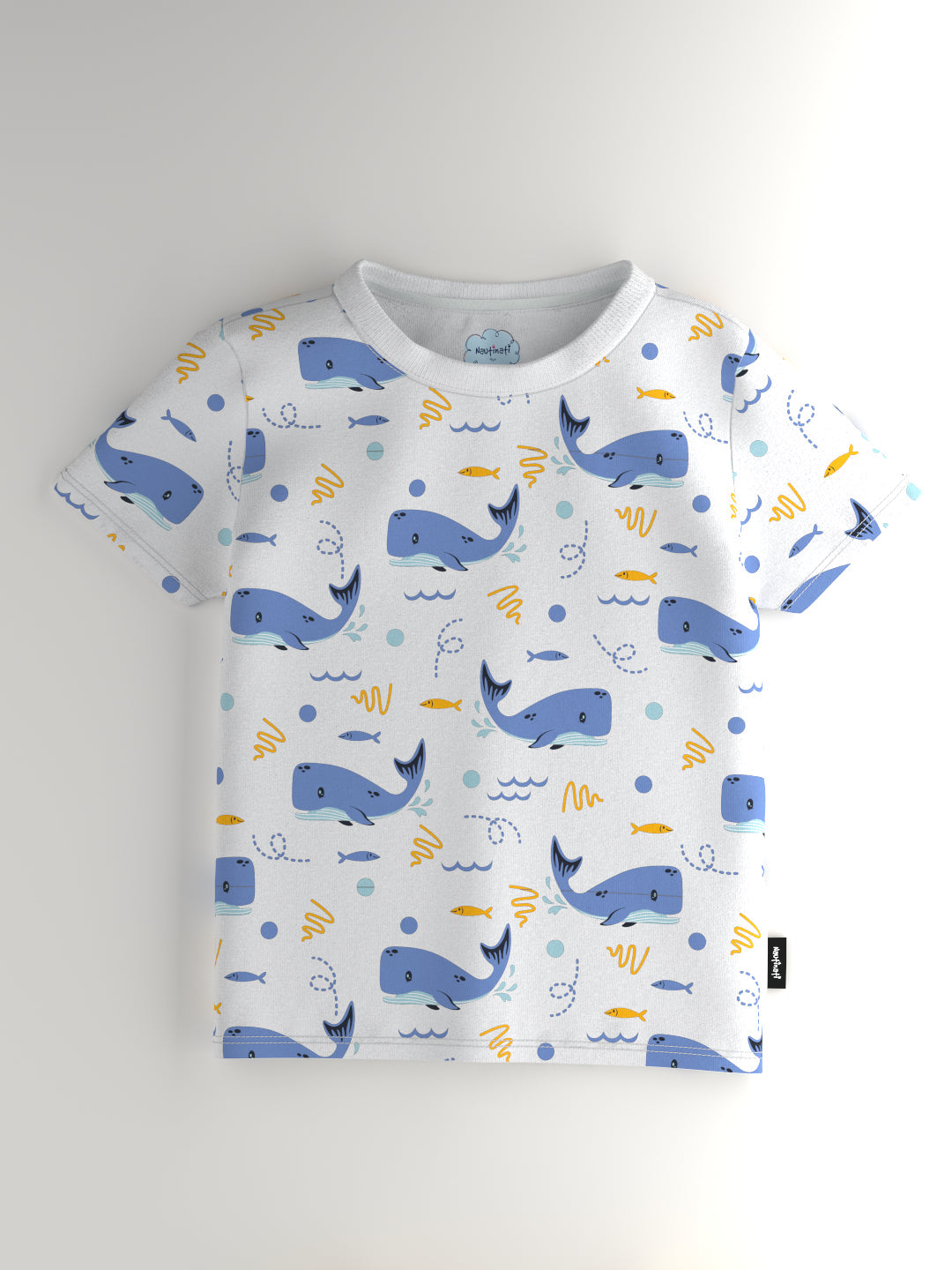 Boys Yellow-White Graphic Printed Half Sleeve Pack of 3 T-Shirt
