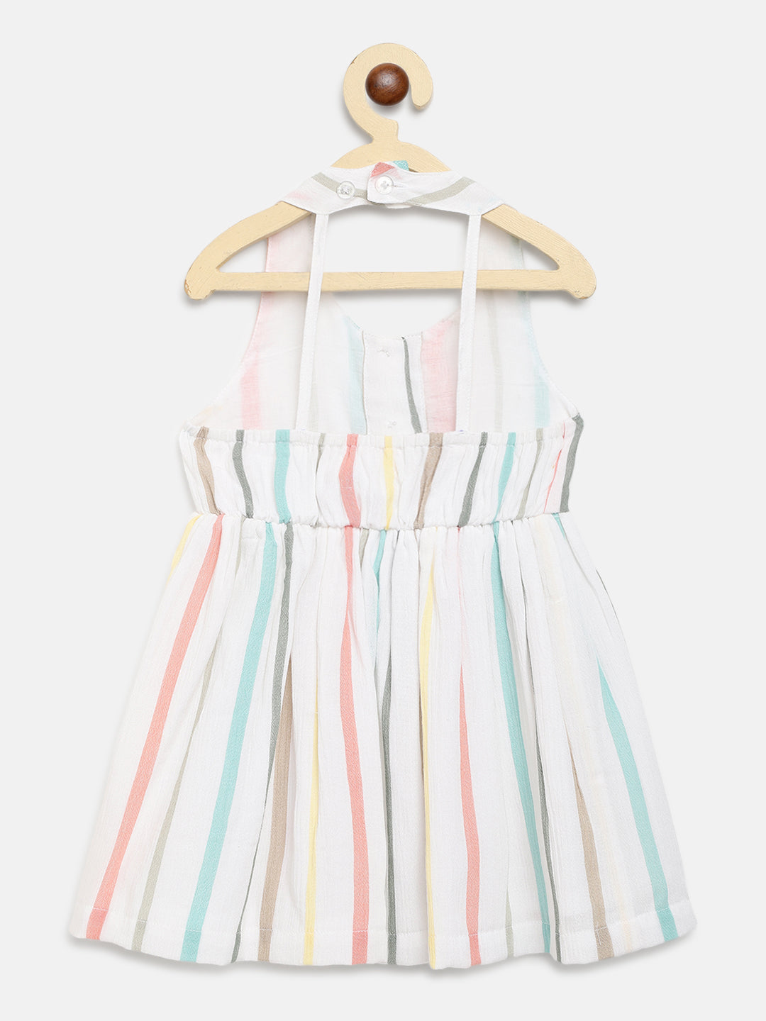 Nautinati Grils Multicoloured Striped Dress