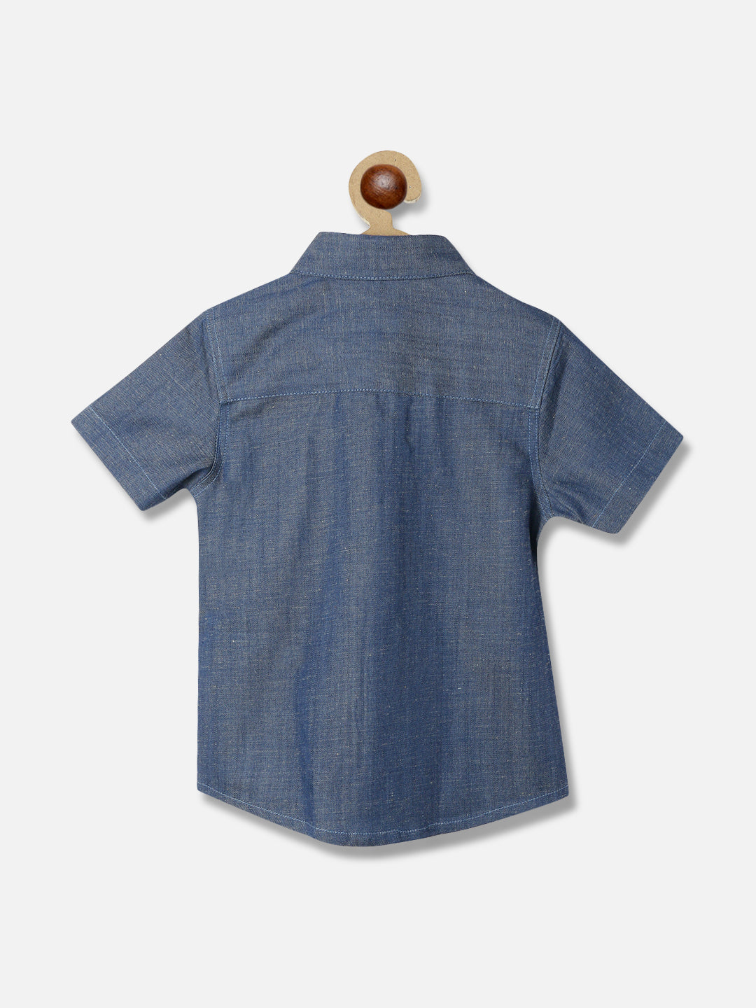 Nautinati Boys Standard Spread Collar Humour And Comic Printed Pure Cotton Casual Shirt