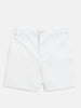 Nautinati Boys Turquoise Blue White Printed Cotton Shirt With Shorts