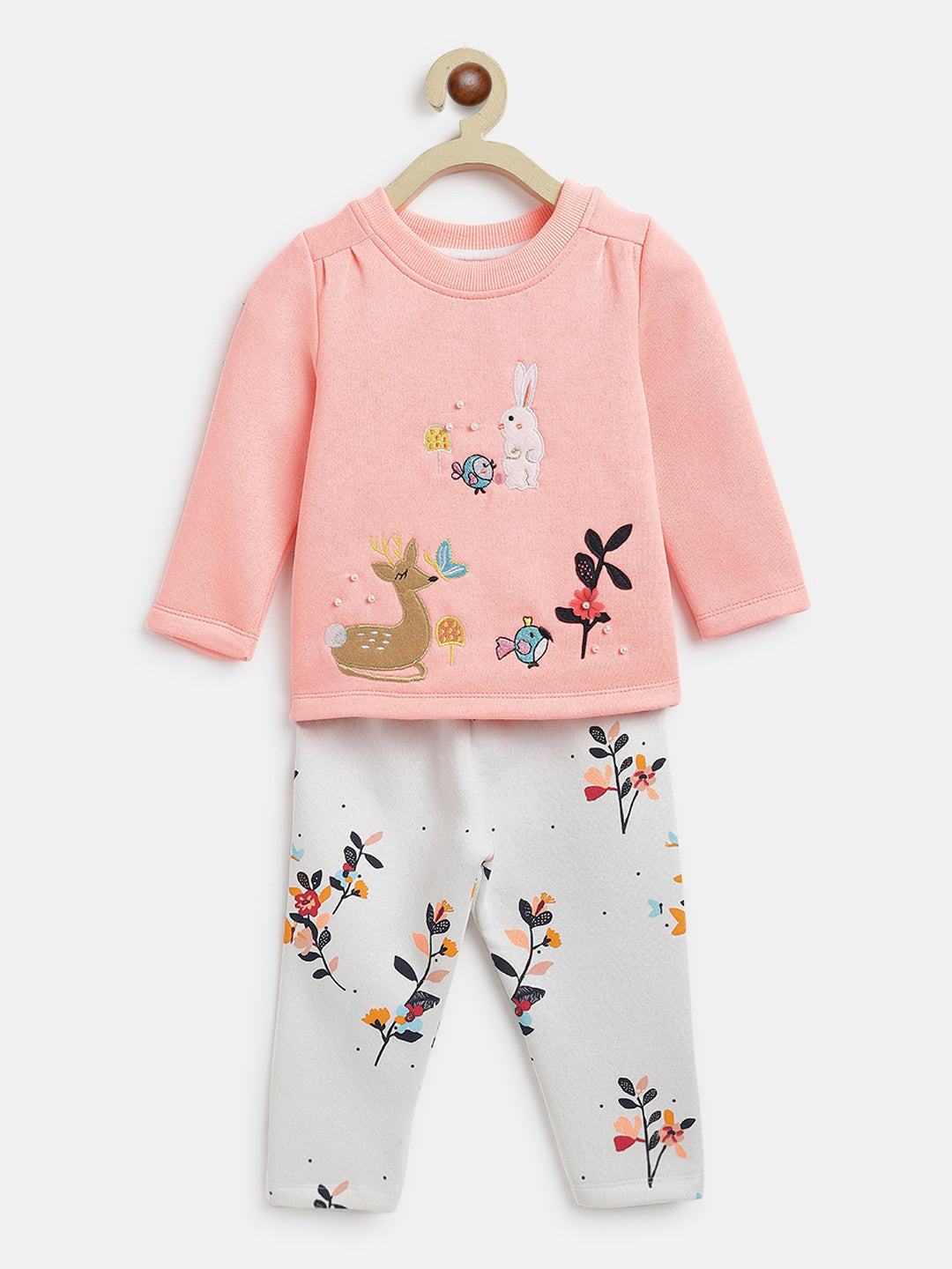 Nautinati Girls Top With Trouser Set