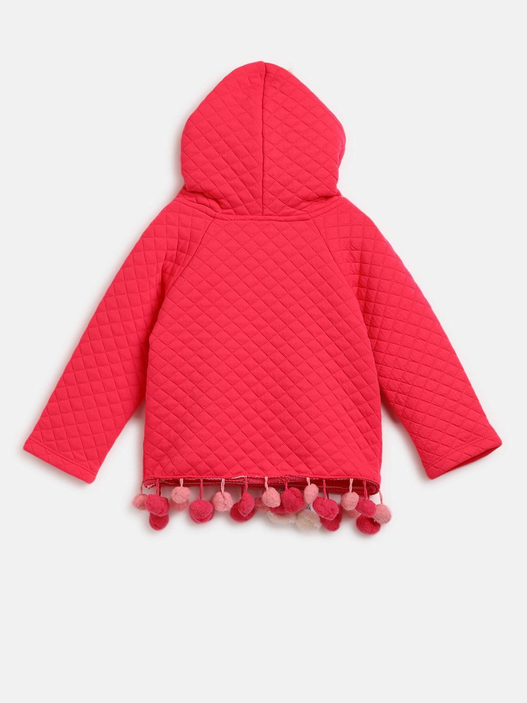 Nautinati Girls Printed Hooded Sweatshirt