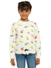 Nautinati Girls Conversational Printed Sweatshirt