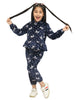 Nautinati Girls Unicorn Printed Hooded Tracksuits