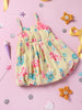 Nautinati Girls Floral Printed Fit Flare Dress