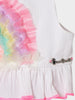 Nautinati Girls Shoulder Strapped Top With Shorts