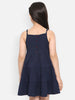 Nautinati Girls Embroidered Tiered A-Line Dress