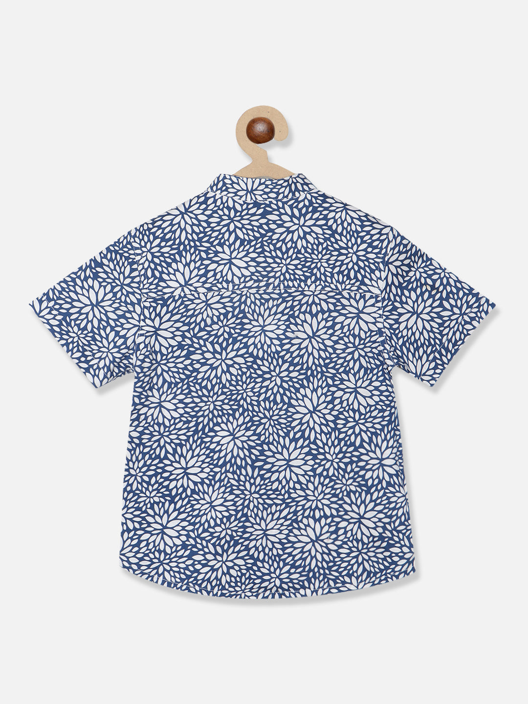 Nautinati Boys Standard Floral Printed Pure Cotton Casual Shirt
