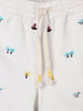 Nautinati Boys Conversational Embroidered Pure Cotton Shorts
