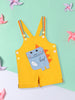 Nautinati Boys Applique Pure Cotton Denim Dungaree