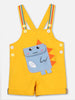 Nautinati Boys Applique Pure Cotton Denim Dungaree