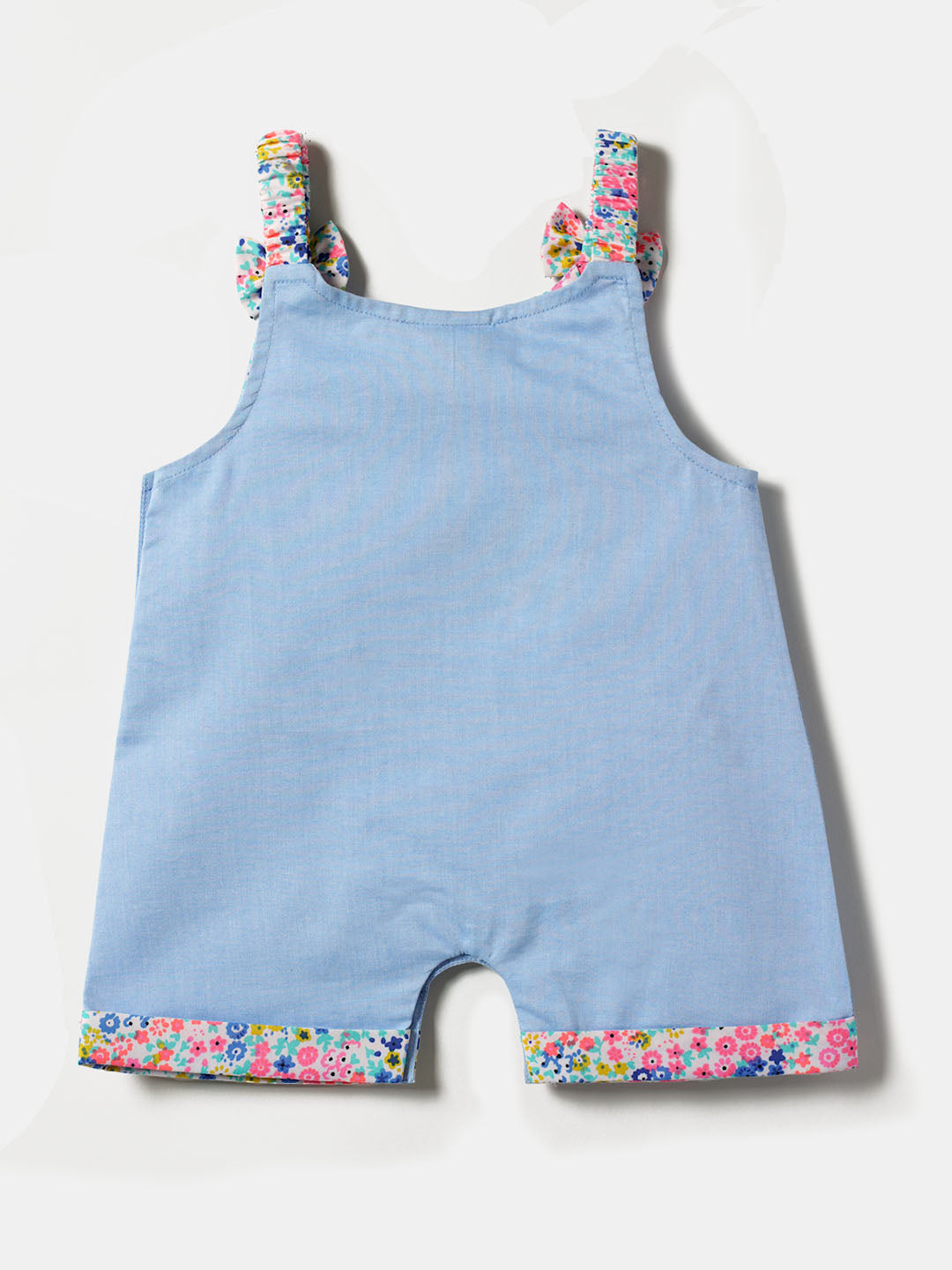 Nauti Nati Infant Girls Embroidered Pure Cotton Rompers